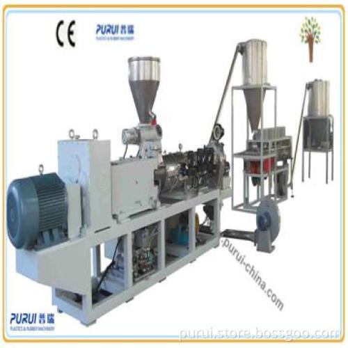 Conical twin-screw extruder